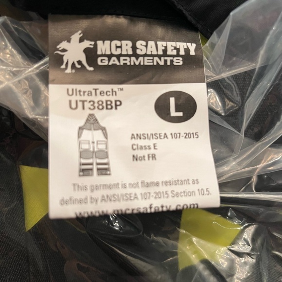 Ultra tech HI VIS rain pants  men  large 42-44 NEW class 3 - Picture 4 of 6